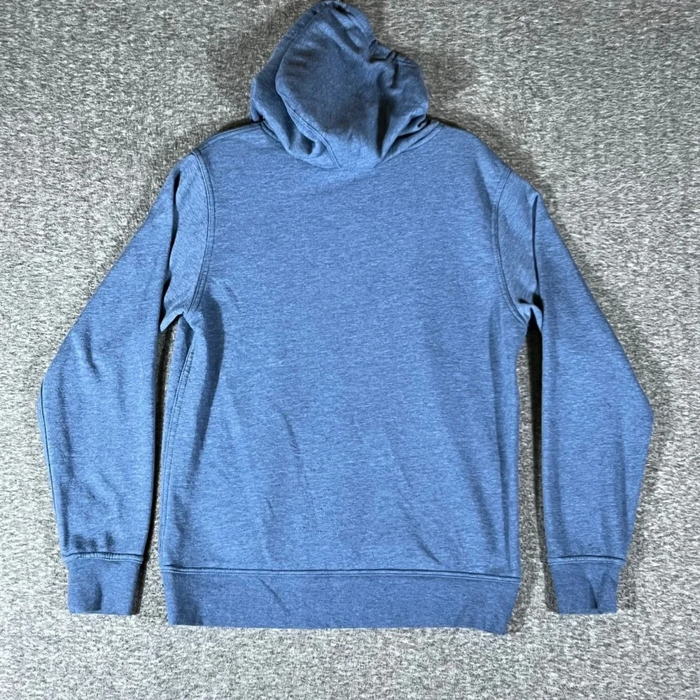 The North Face Pullover Hoodie Sweatshirt Mens Size M Blue Logo